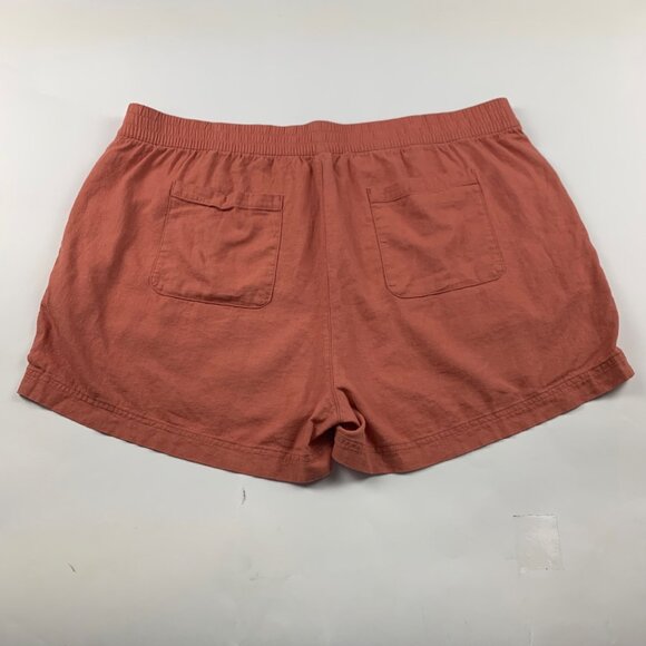 Old Navy Amber Glow Linen Blend Pull On Shorts XXL - Picture 5 of 5
